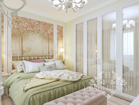 Дизайн спальни с элементами прованс
