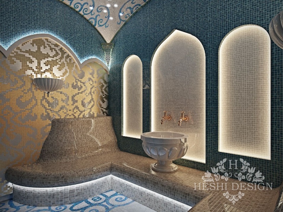Дизайн интерьера хамама в доме
