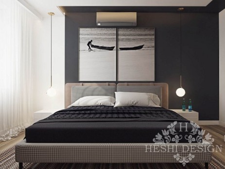 Дизайн интерьера спальни в Химках